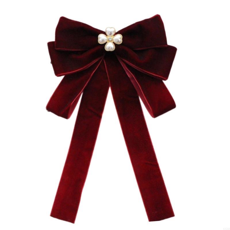 Nữ Nhung Thắt Nơ Đính Hạt Học  - đánh giá và giá Bow Tie Pre Tied