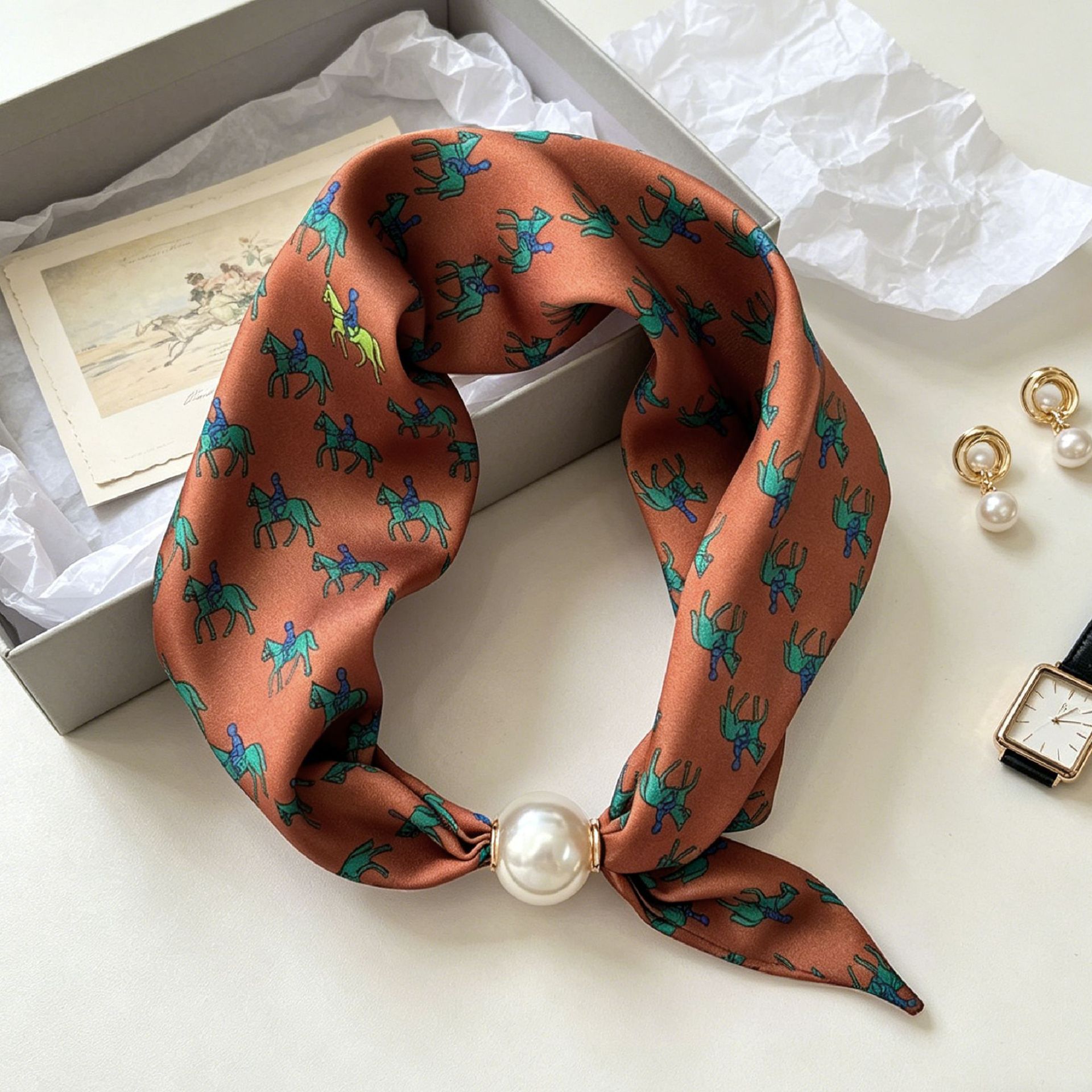 Luxury Knight Pearl Magnetic S - đánh giá và giá Face Scarf Mask