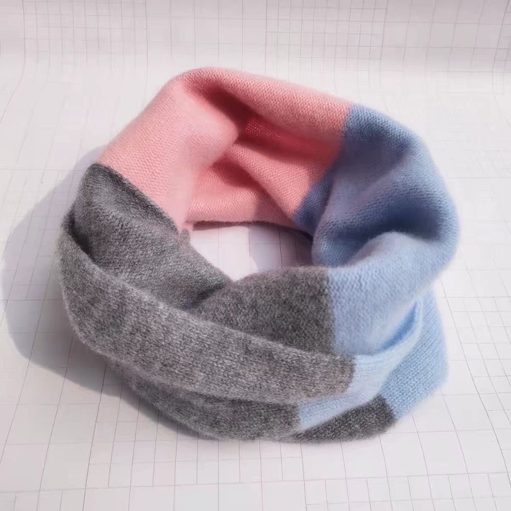 Soft Splicing Color Infinity S - đánh giá và giá Infinity Scarf Knit