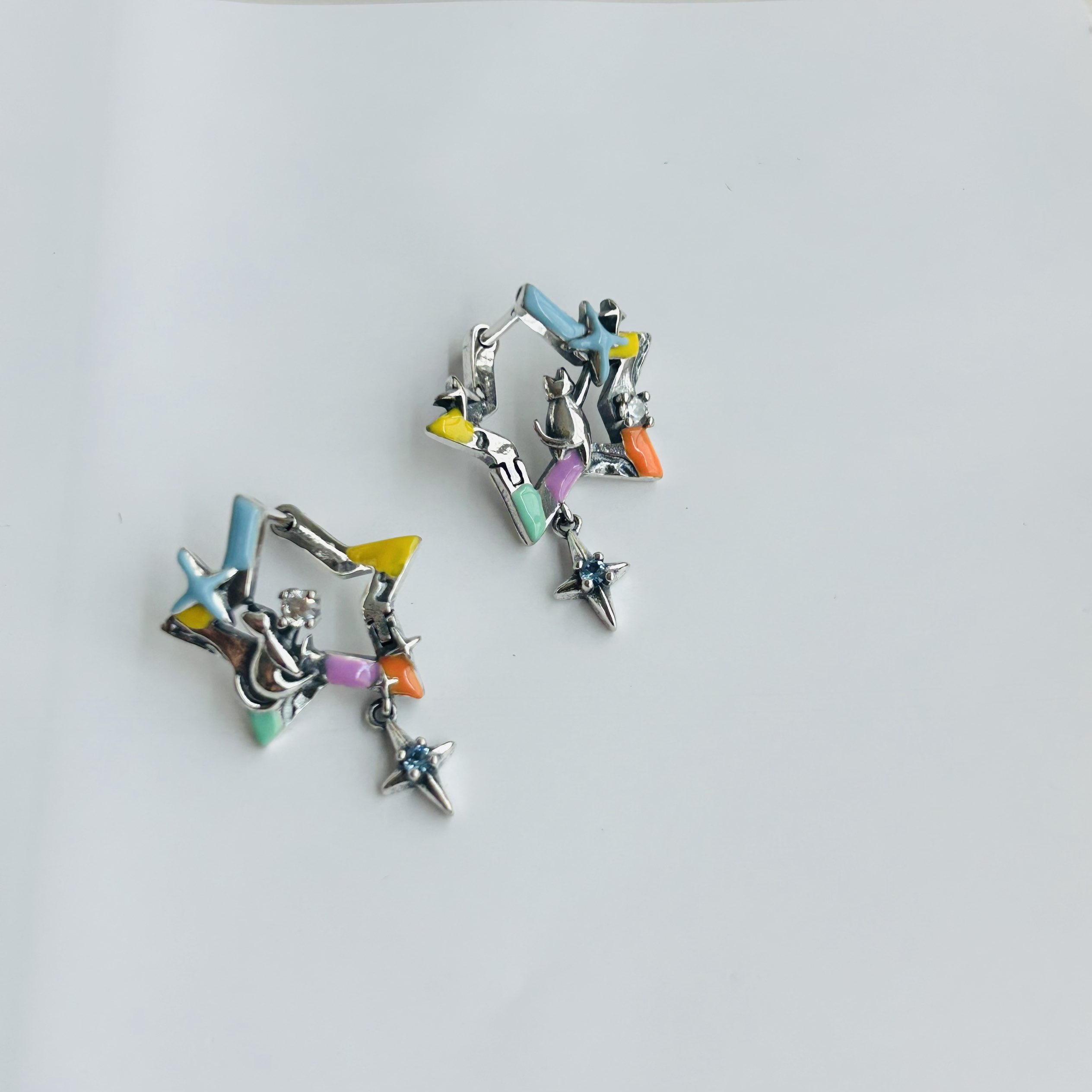 925 Silver Bow Flower Love Zir - đánh giá và giá Tie Clip Silver