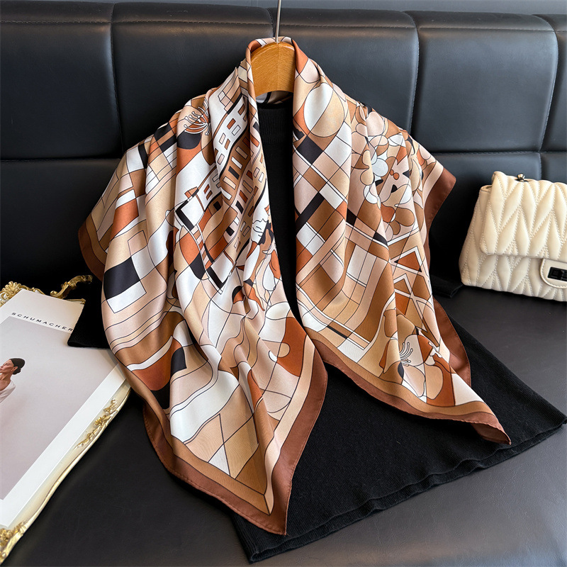 2026 New Square Twill Silk Sca - đánh giá và giá Face Scarf Mask